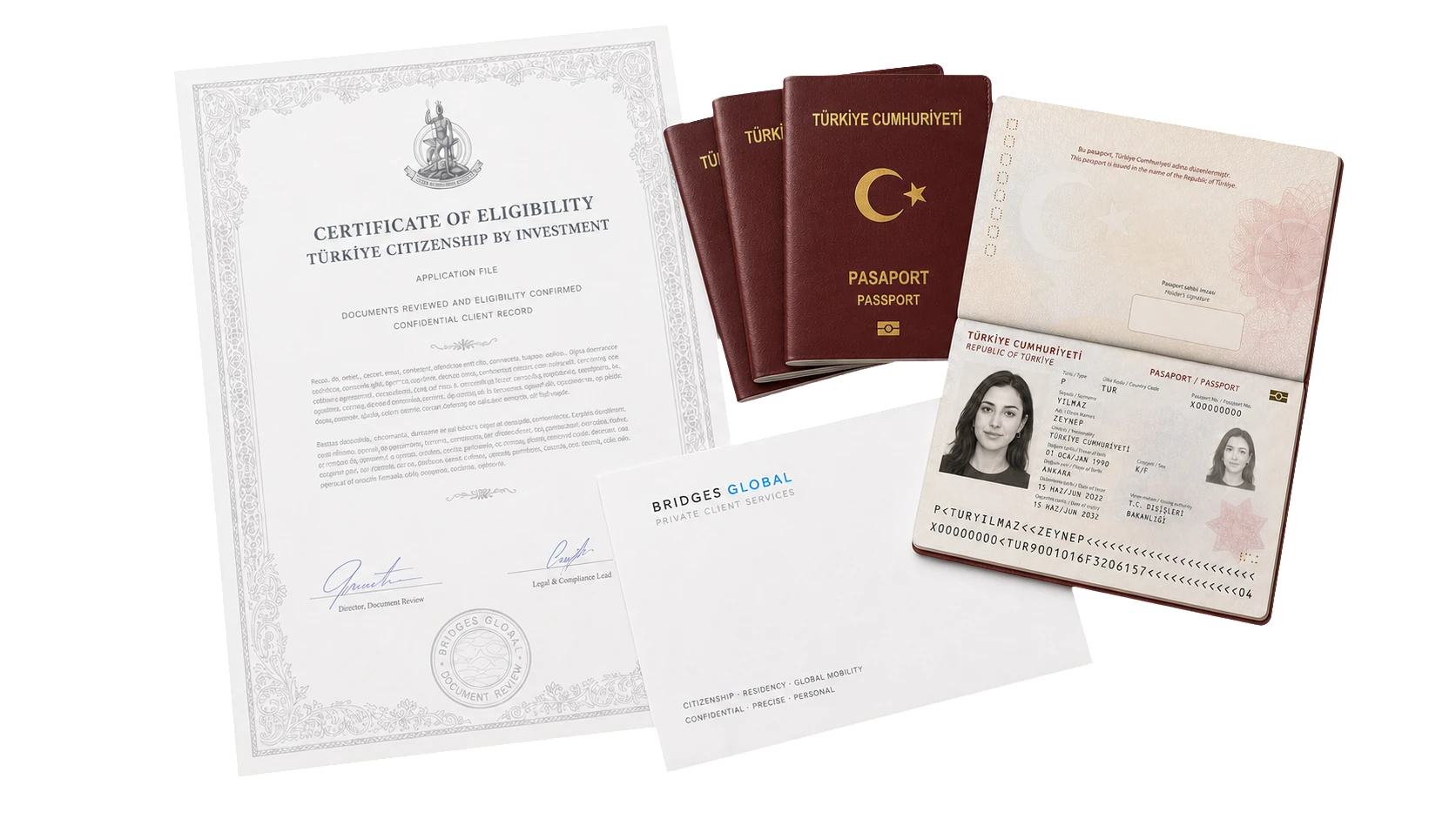 Document pack for the Türkiye citizenship by investment program