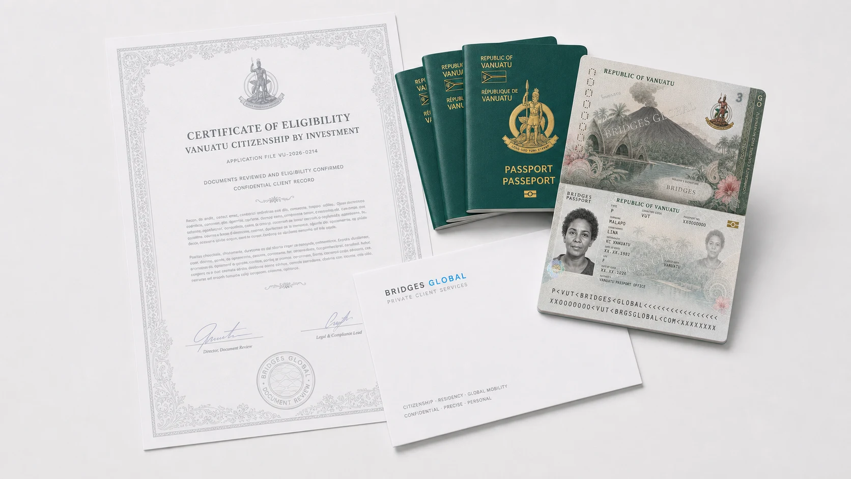 Document pack for the Vanuatu citizenship program