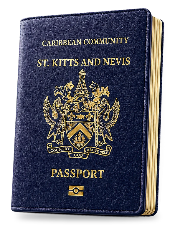 The passport of a citizen of the Federation of Saint Kitts and Nevis