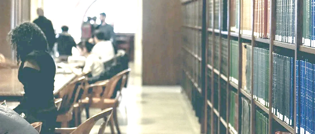 old library bookshelves