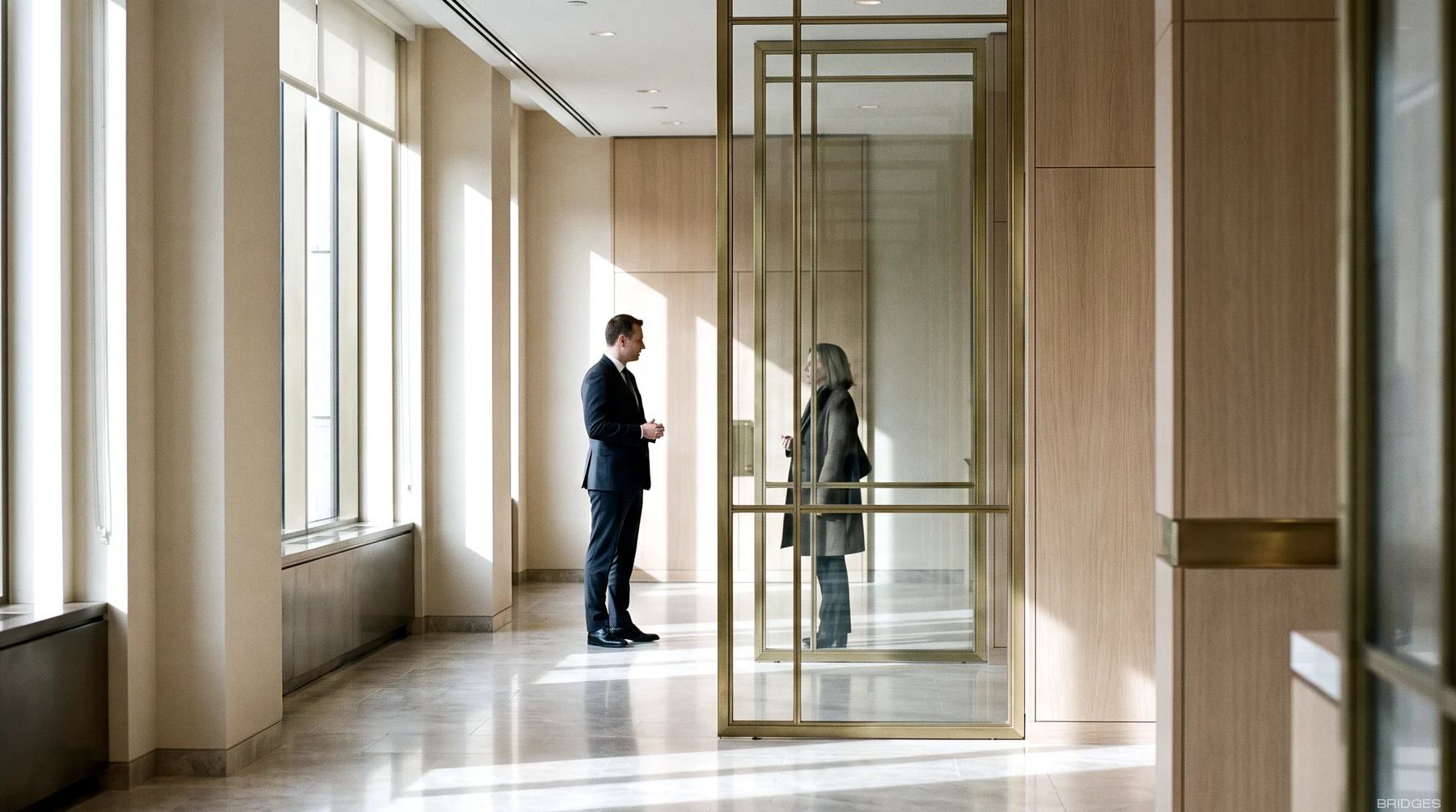 A private bank: compliance questions are settled by a transparent profile, not by the passport cover
