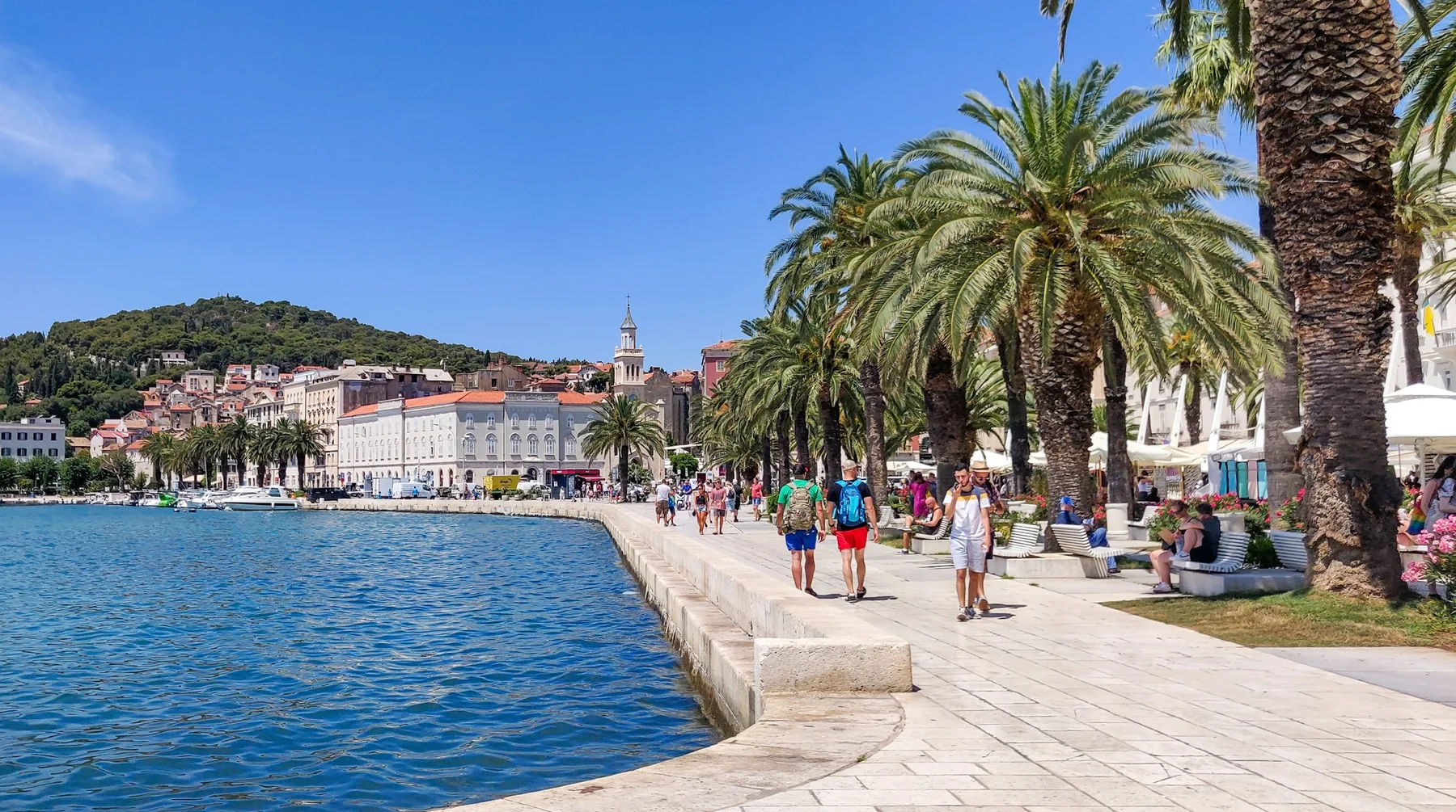 The Split waterfront