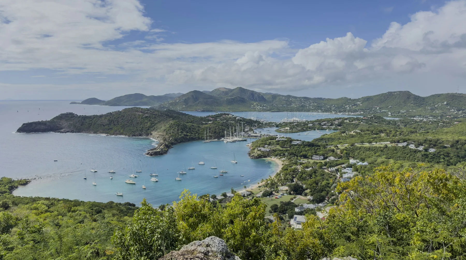View over English Harbour, Antigua