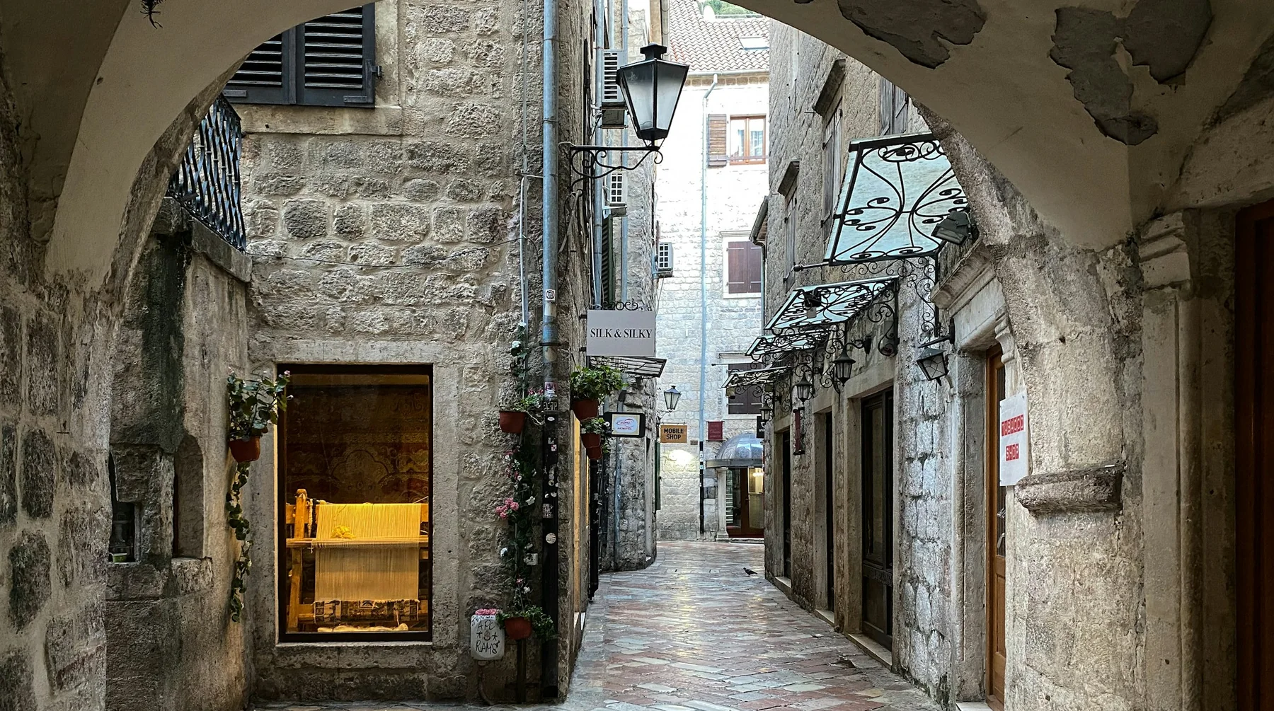 A street in Kotor old town