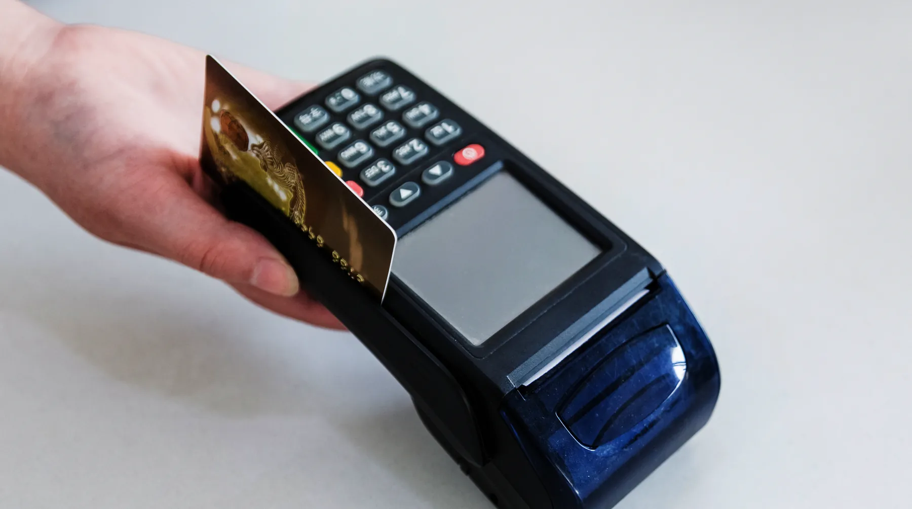 Paying by bank card at a terminal