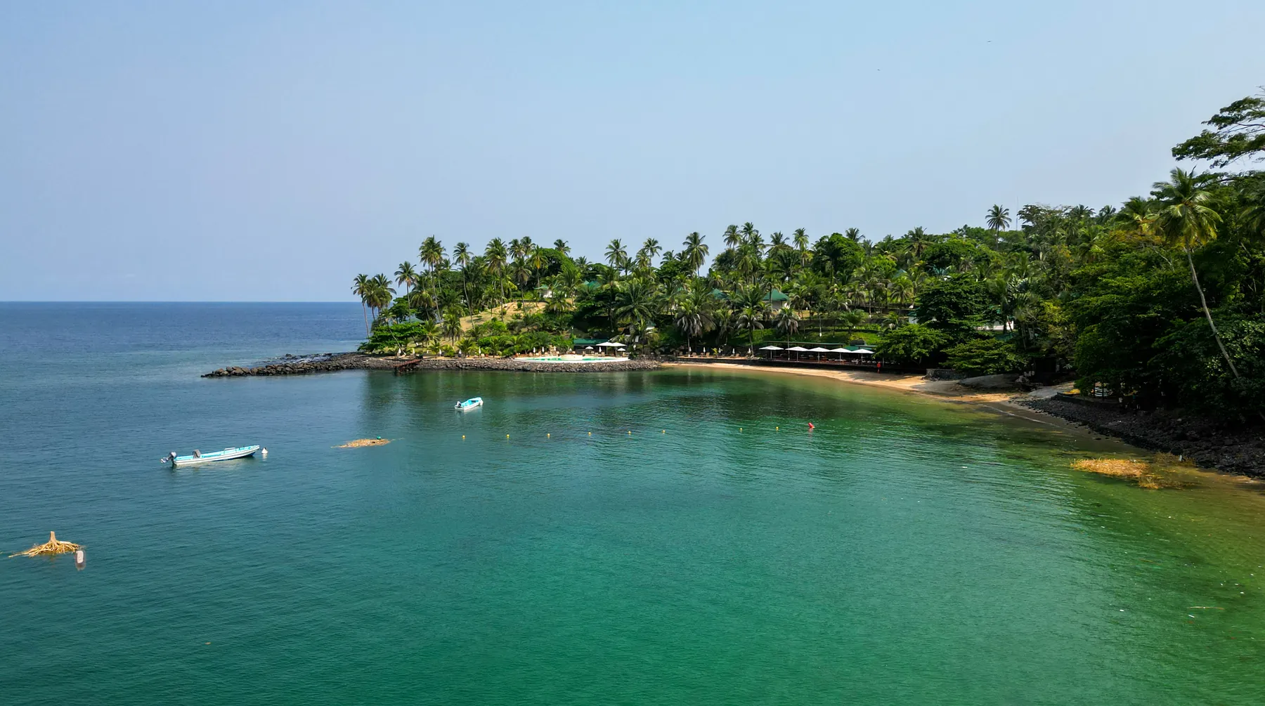 Santana beach on Sao Tome island