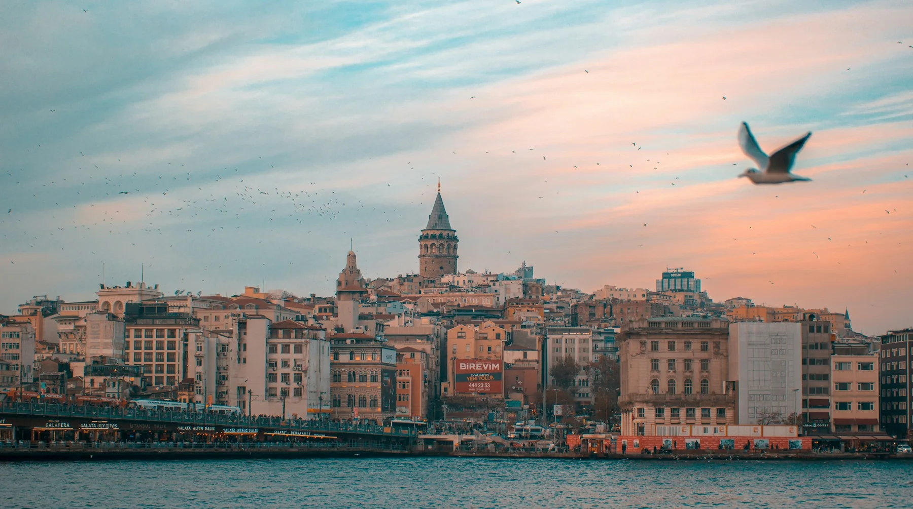Galata Tower above Istanbul