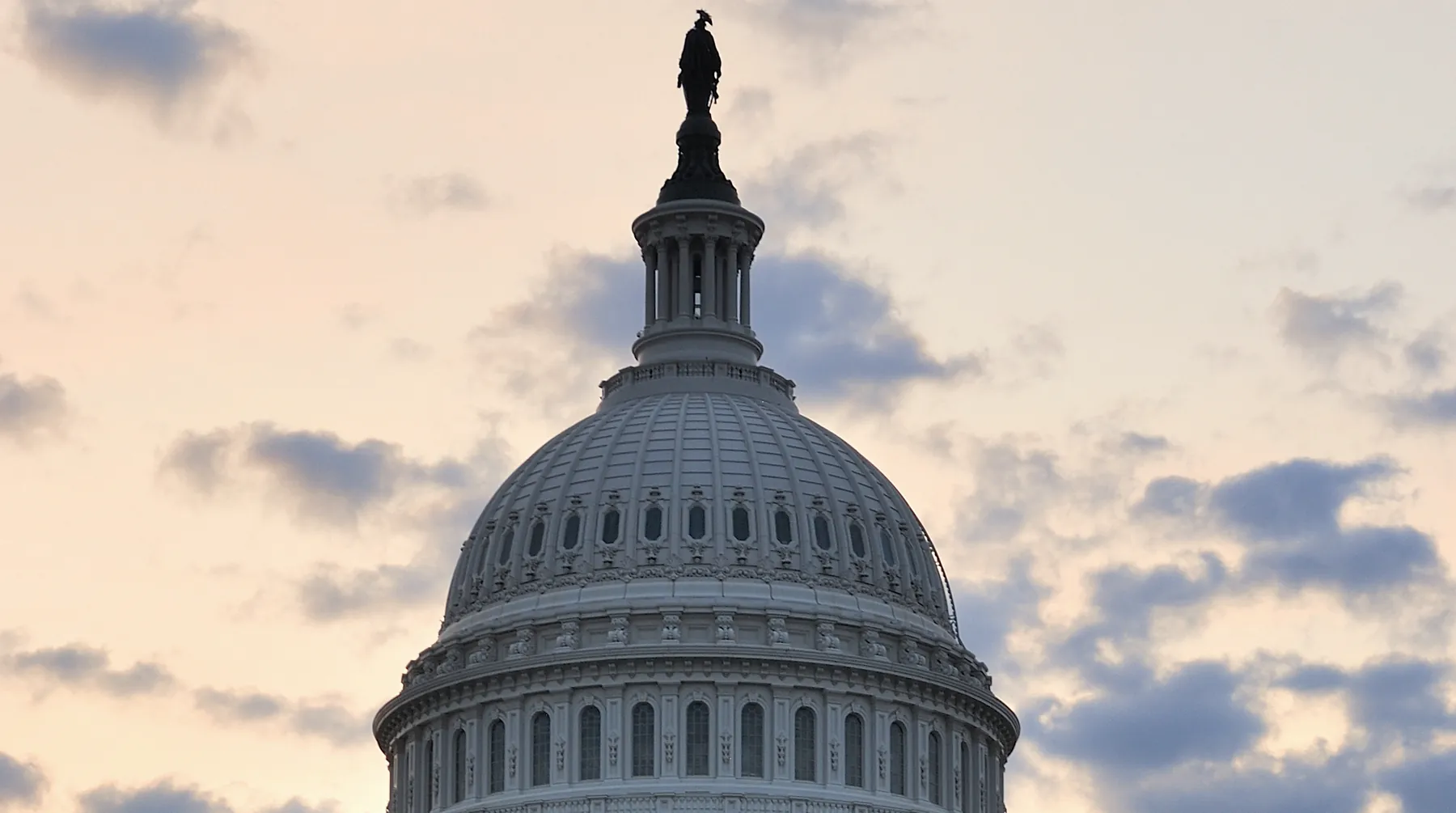 The US Capitol in Washington early in the morning