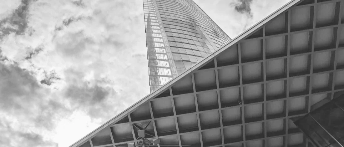modern office building glass facade