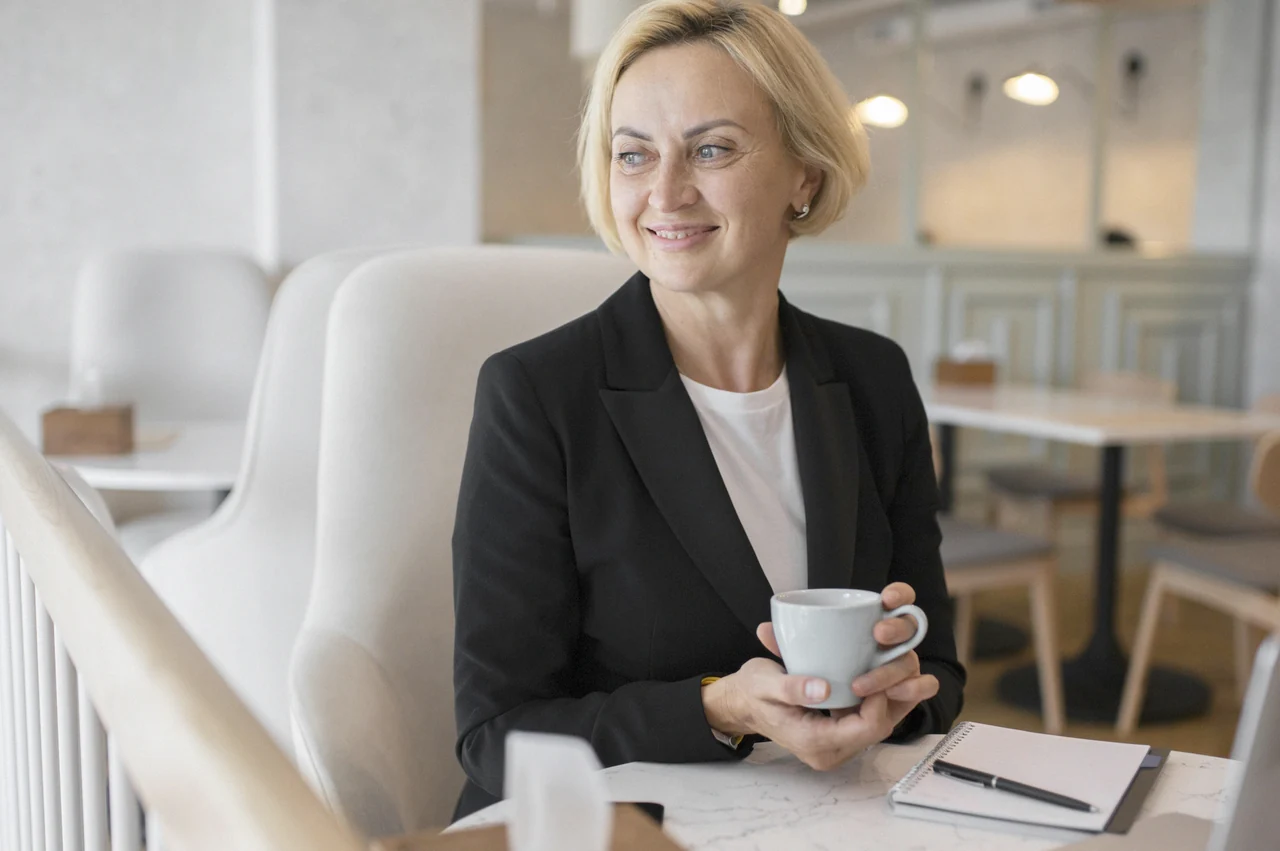 Oksana, who owns a furniture company in Moscow