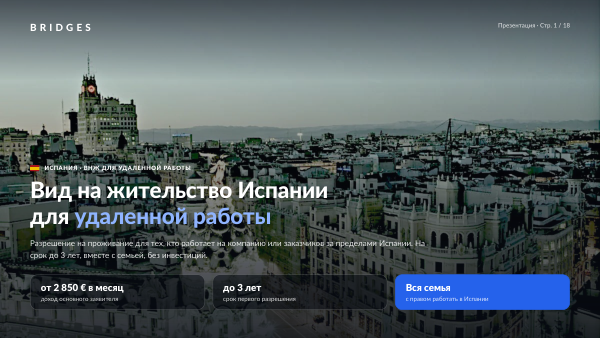 Материалы BRIDGES по Испании