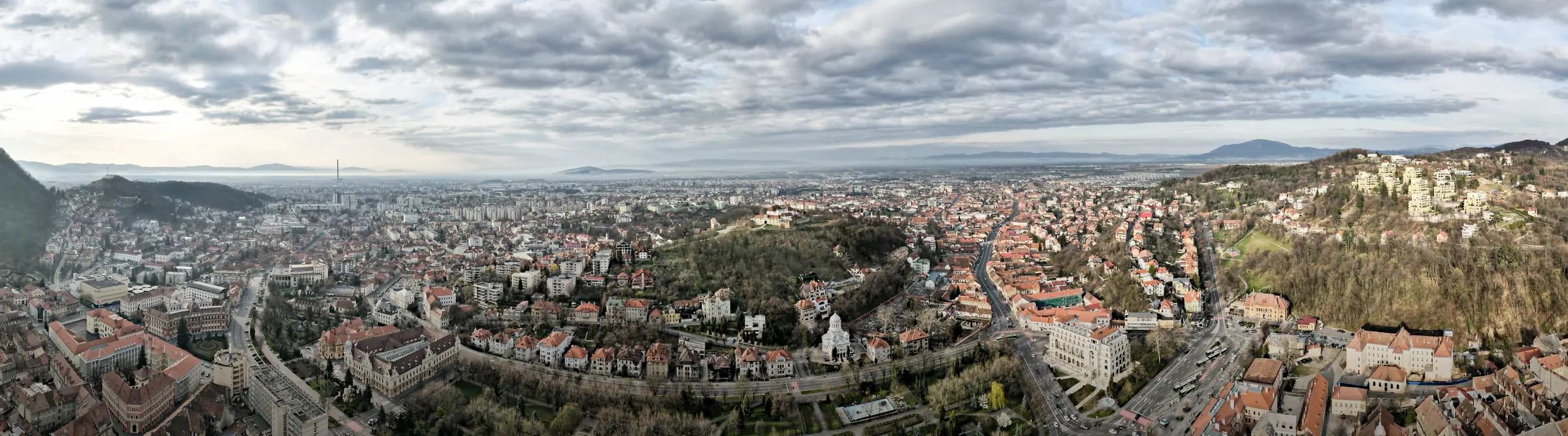 Панорама старого Брашова