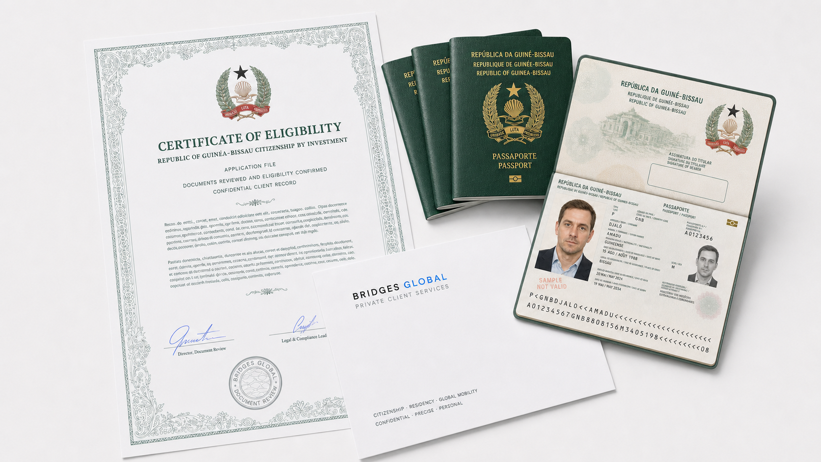 Guinea-Bissau citizenship programme document set