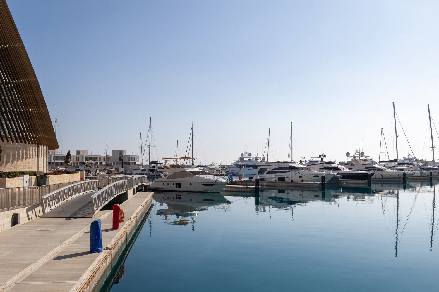 Yachts in Ayia Napa marina