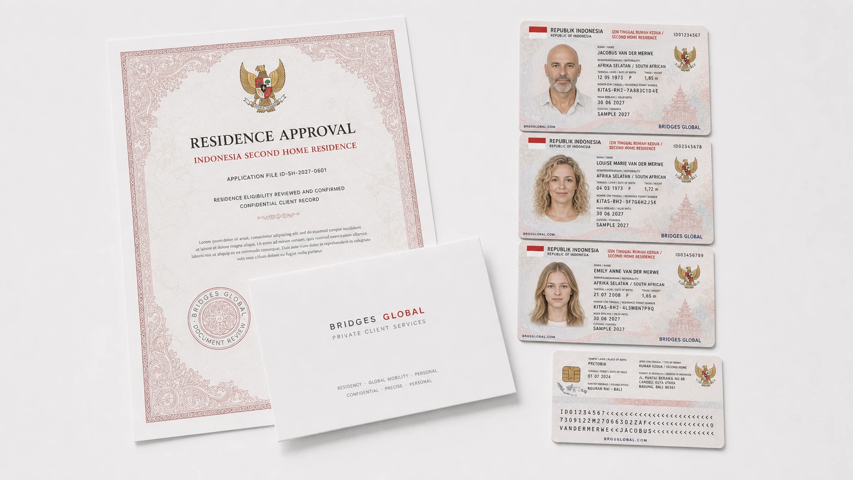 The Indonesian Second Home visa and a set of documents